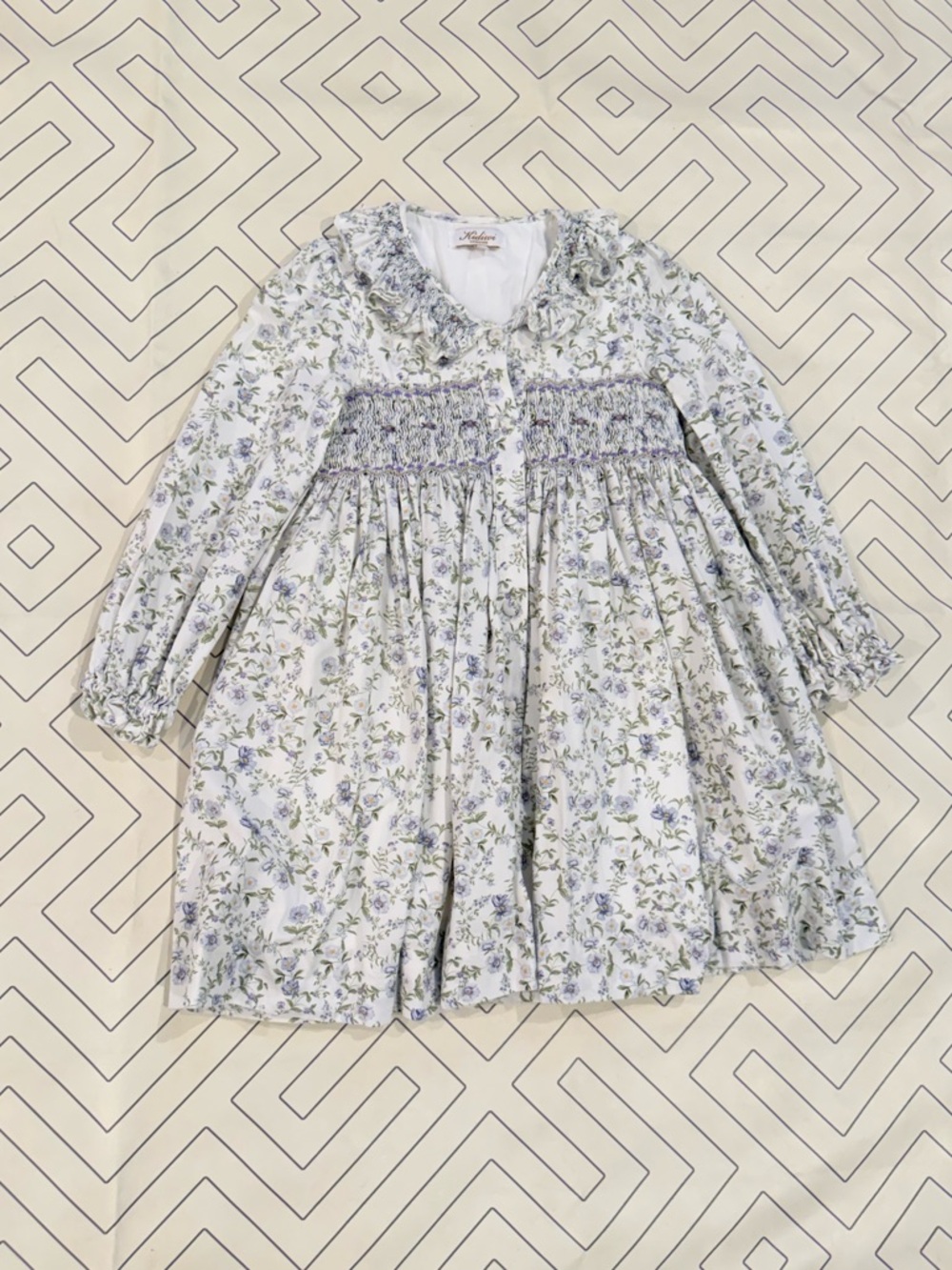 Kidiwi Floral Smocked Dress